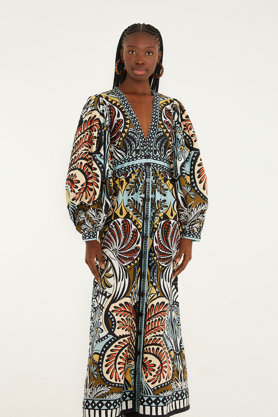 Balamana Multicolor Maxi Dress