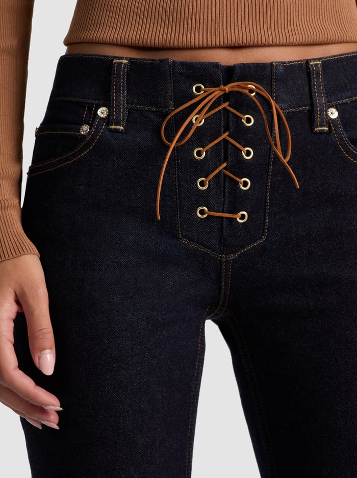 Delilah Lace Up Jean