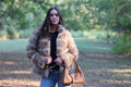 Aisling Faux Fur and Leather Jacket