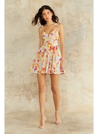 Amelie Beaded Strap Day Dress