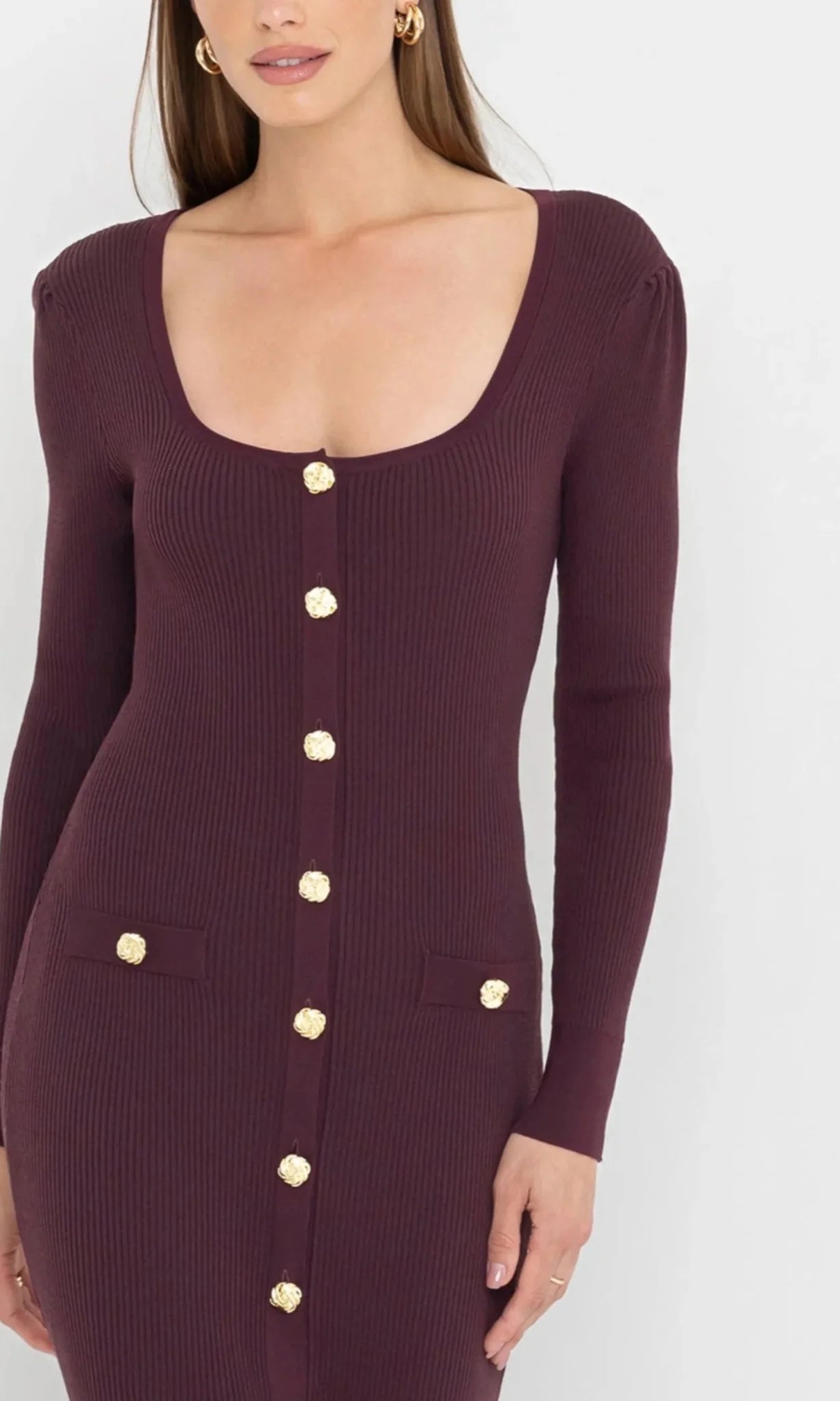 Andolina Square Neck Dress