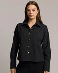 Astrid Long Sleeve Traveler's Twill Shirt Jacket