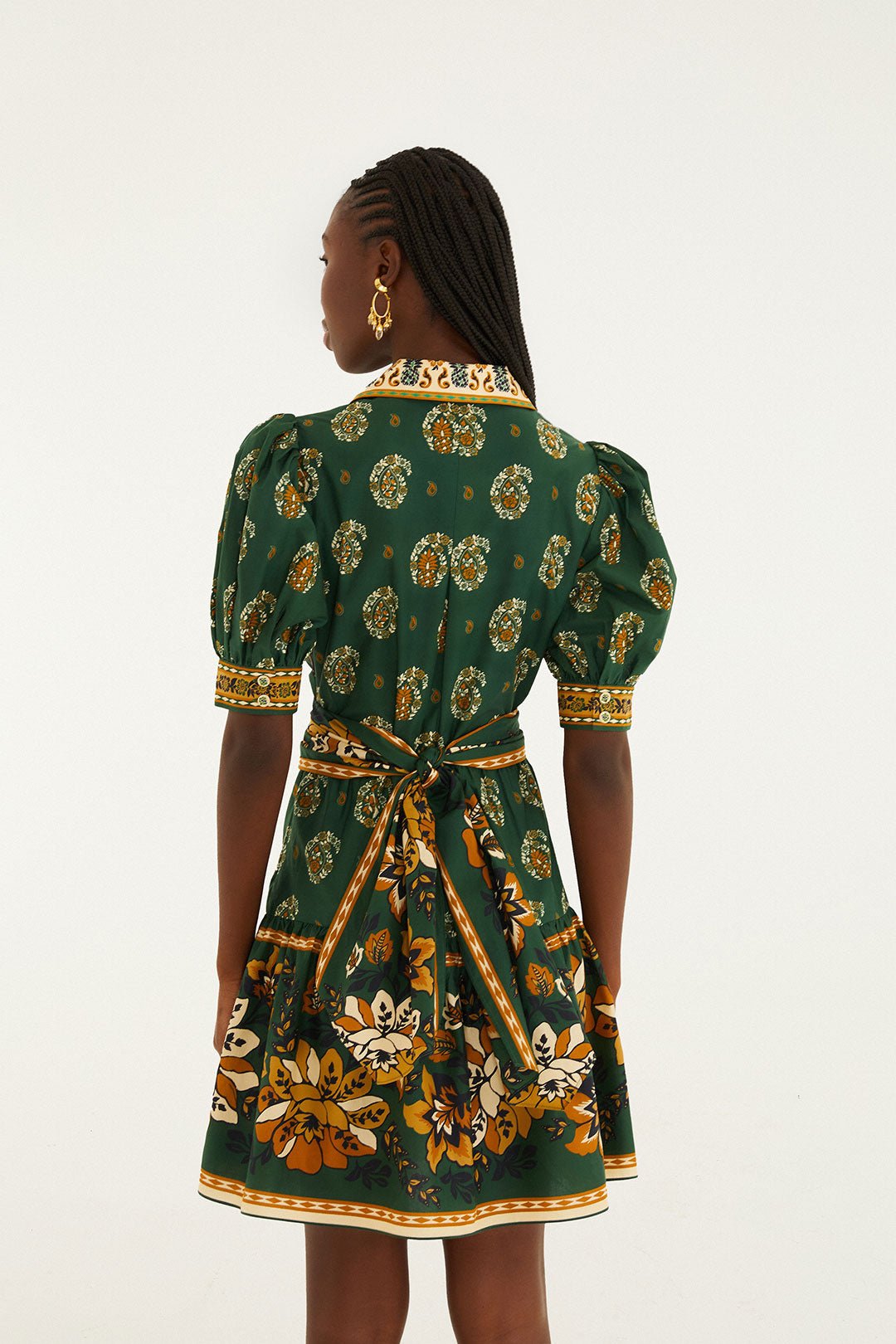 Ayla Green Mini Dress