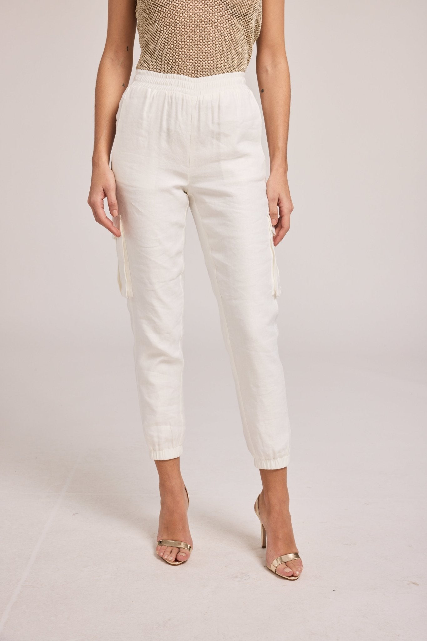 Barbara Linen Jogger
