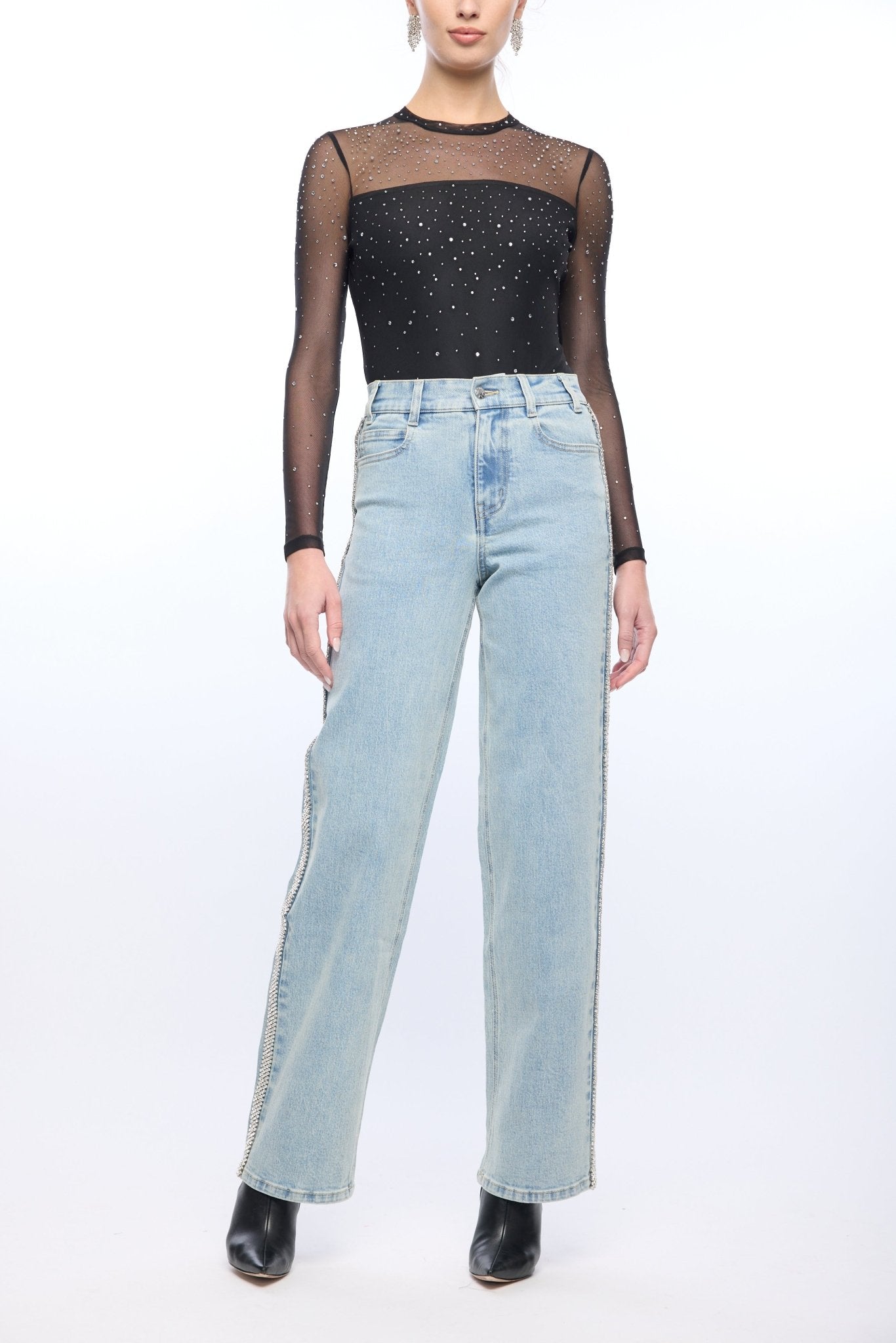 Brody Crystal Bodysuit