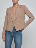 Brooke Double Breasted Crop Blazer