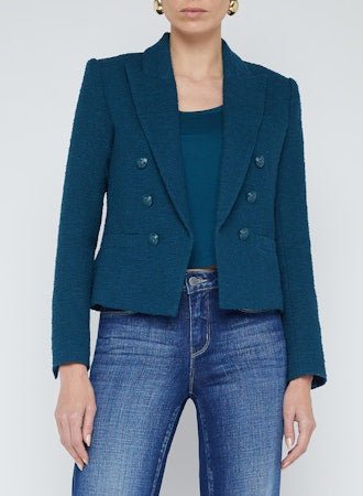 Brooke Double Breasted Crop Blazer