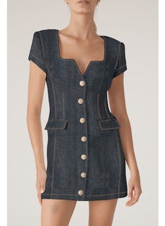 Brunella Sheen Denim Dress