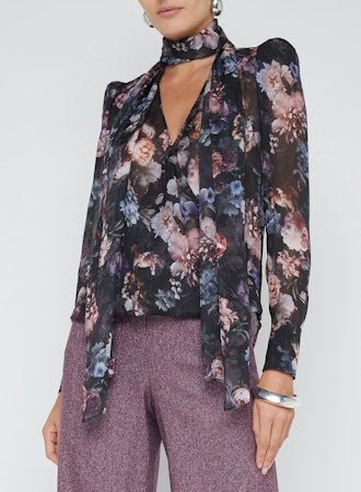 Cambria Tie Neck Blouse