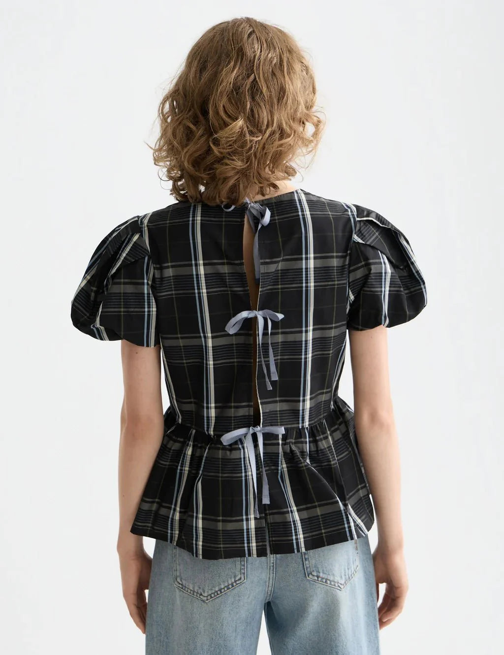 Cap Sleeve Taffeta Top