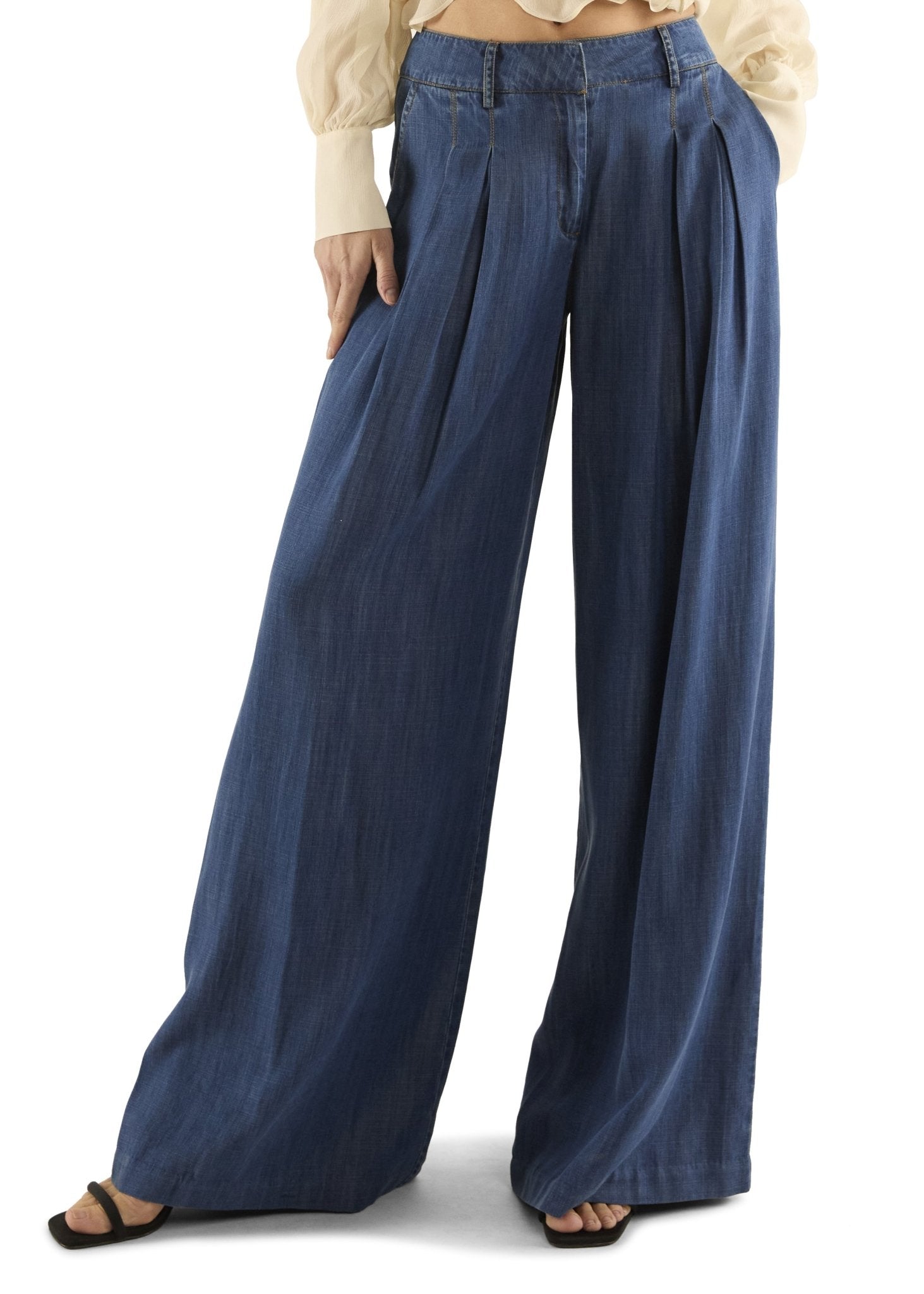 Chambray Oscar Pant