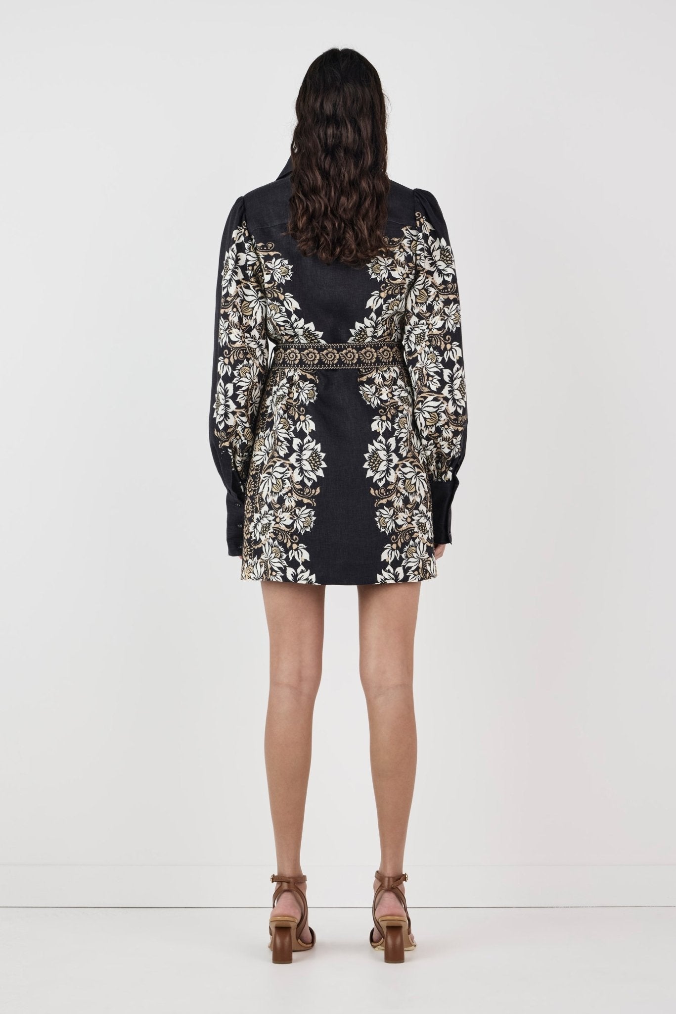 Constance Linen Mini Dress