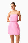 Coralene Strapless Mini Dress