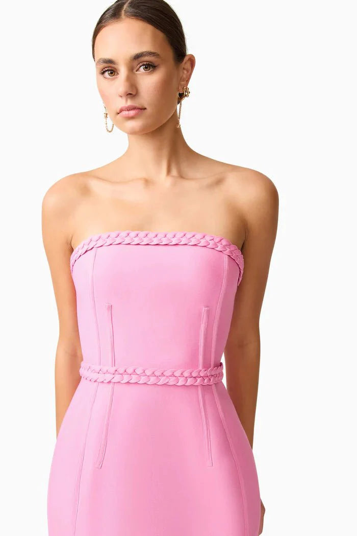 Coralene Strapless Mini Dress