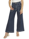 Cropped Theodora Wide Leg Jean