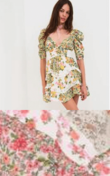 For Love & Lemons- Rosalyn Mini Dress