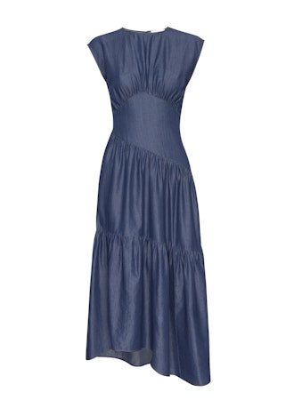 Gathered Tier Hem Dress