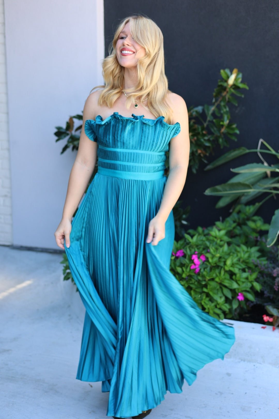 Giada Pleated Dress