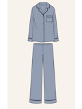 Gisele Printed TENCEL™ Modal Long PJ Set *Ribbon