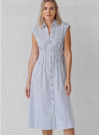 Go Silk- Go Fit & Flare Dress