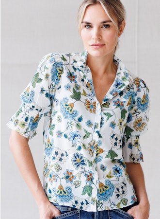 Go Silk- Go Hannah Shirt Printed