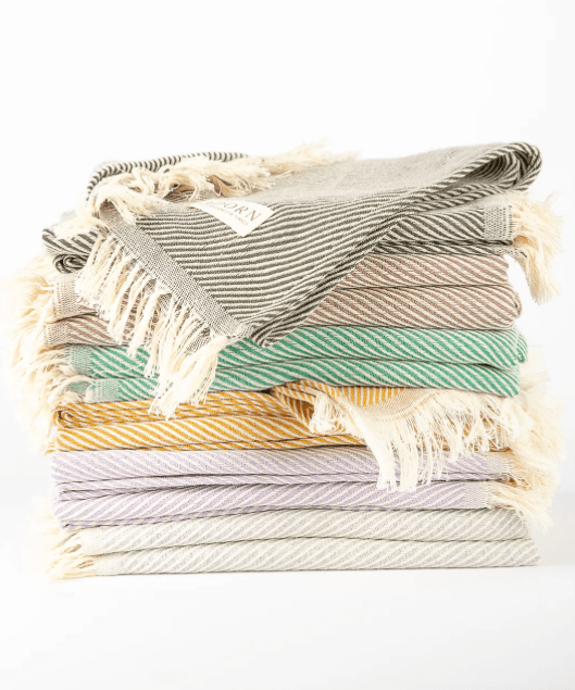 Go Your Own Way Hand Towels - Mustard