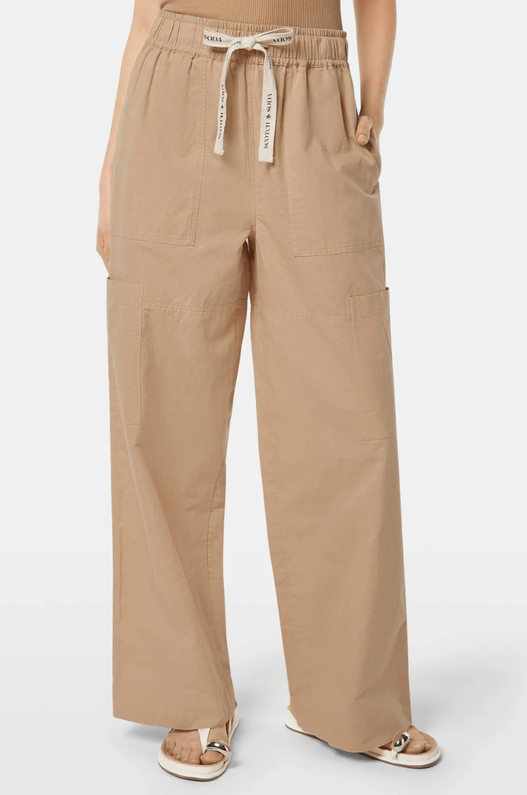 Noa High-Rise Wide-Leg Pull On