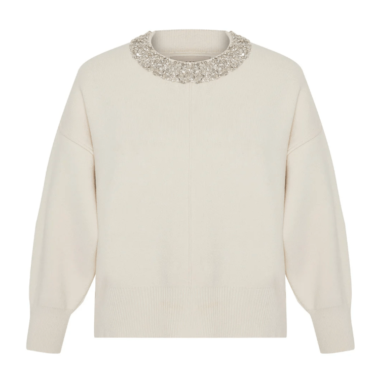 Nomia Embellished Oversized Pullover