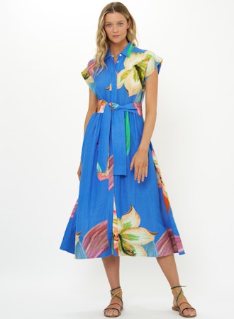 Oliphant- Belted Shirt Dress