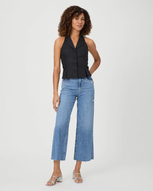 Paige- Anessa W/Raw Hem+Seamed Beltloops