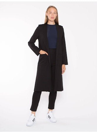 Ponte Knit Smoking Jacket