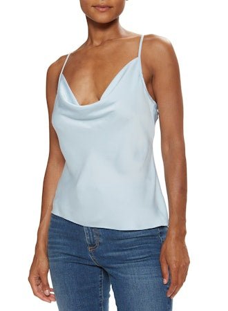 Ramy Brook- Abigail Cowl Neck Tank Top