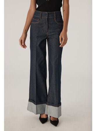 Raquelita Sheen Denim Pants