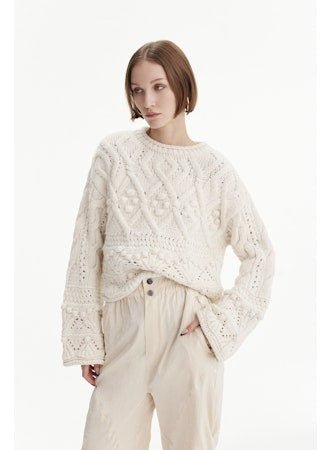 Rhodes Fisherman Cable Pullover