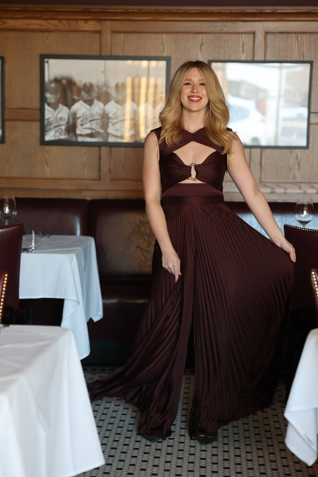 Rosalynn Pleated Jumpsuit