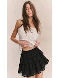 Ruffle Mini Skirt