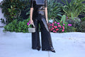 Sequin Wide Leg Pant