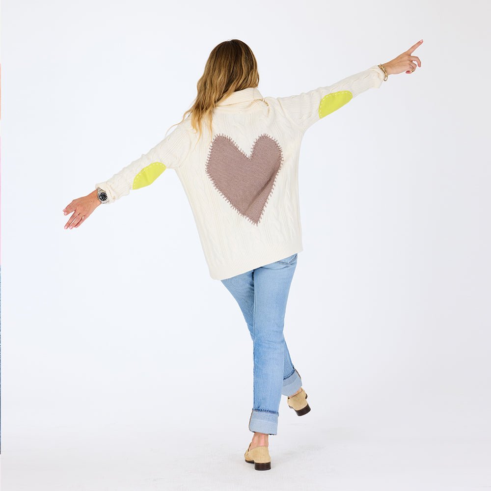 Shawl Collar Helen Imperfect Heart Cardigan