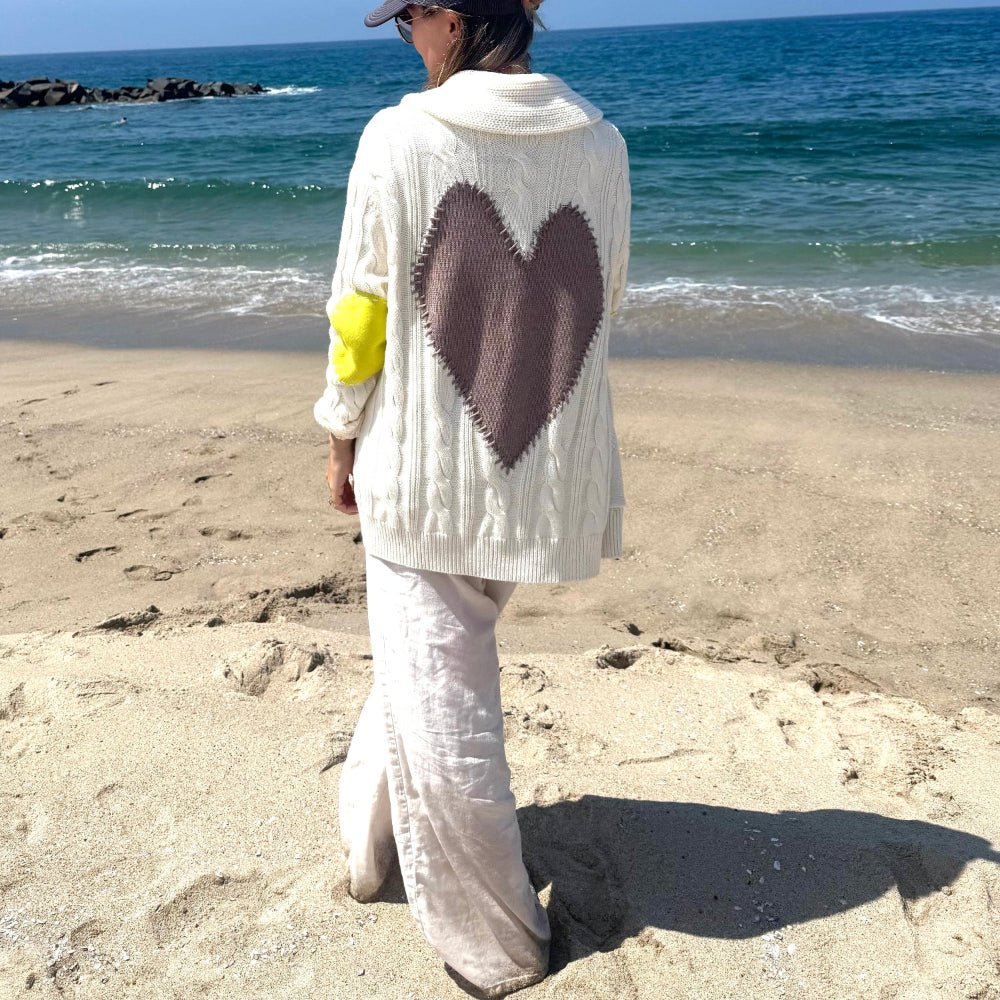 Shawl Collar Helen Imperfect Heart Cardigan