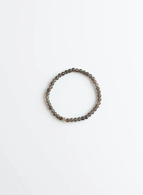 Smokey Quartz Stretchy Bracelet